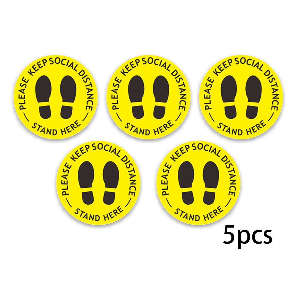 Social Distancing Floor Stickers Self Adhesive Keep Your Distance Shop Office